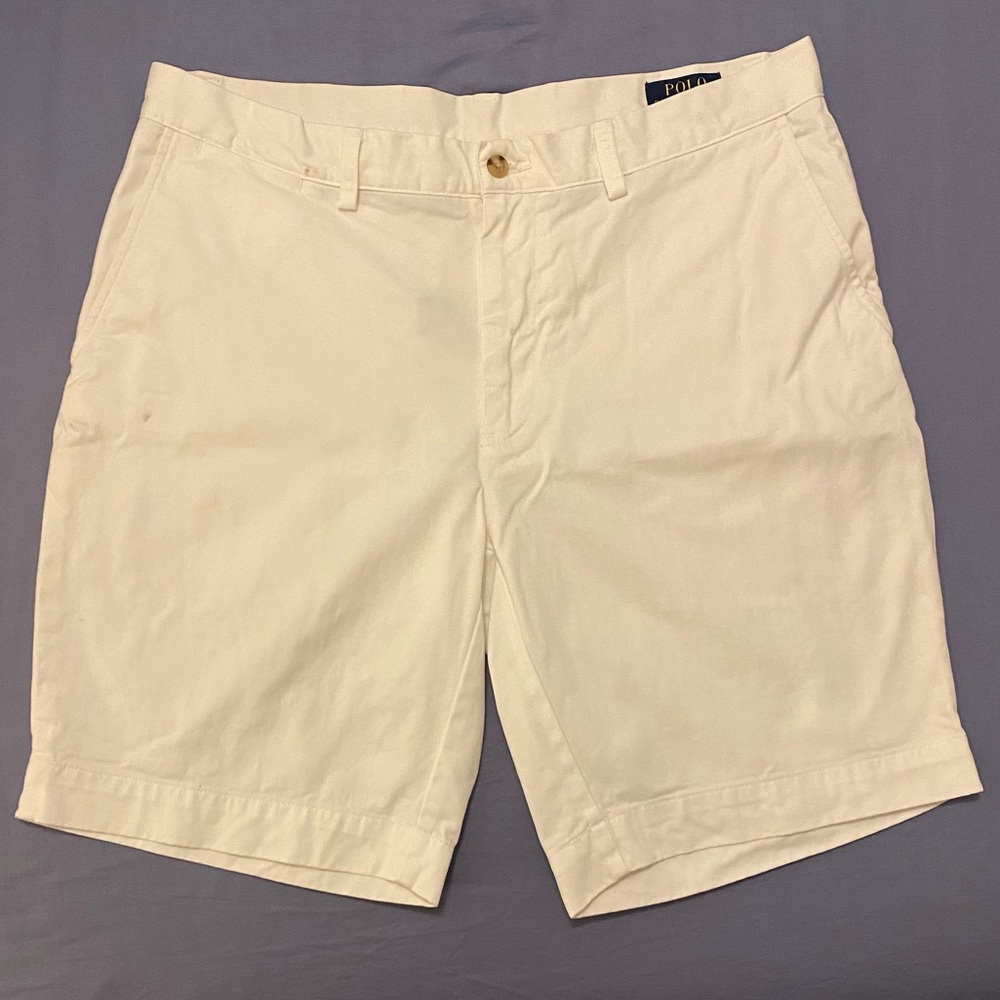 Polo by Ralph Lauren White Shorts Men’s 34 Waist Classic Fit